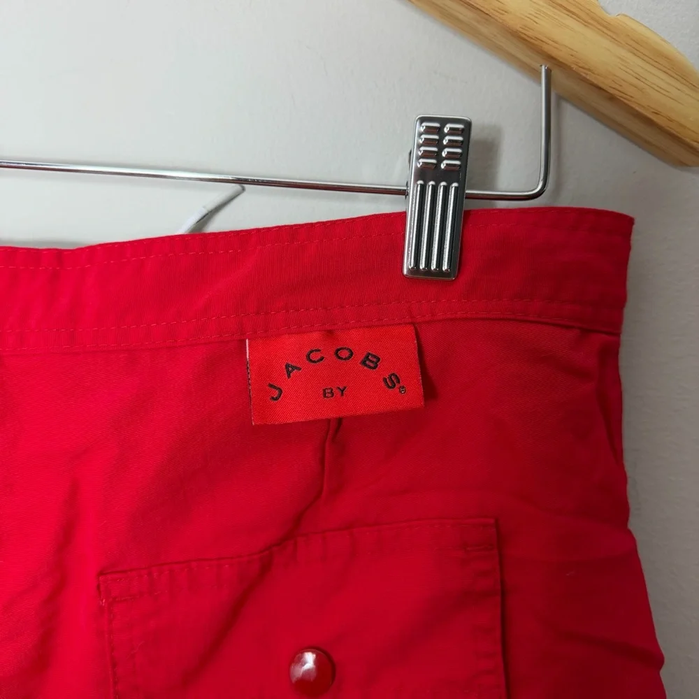 Marc Jacobs Men’s Swim Trunks Red Bathing Suit Shorts Medium *66